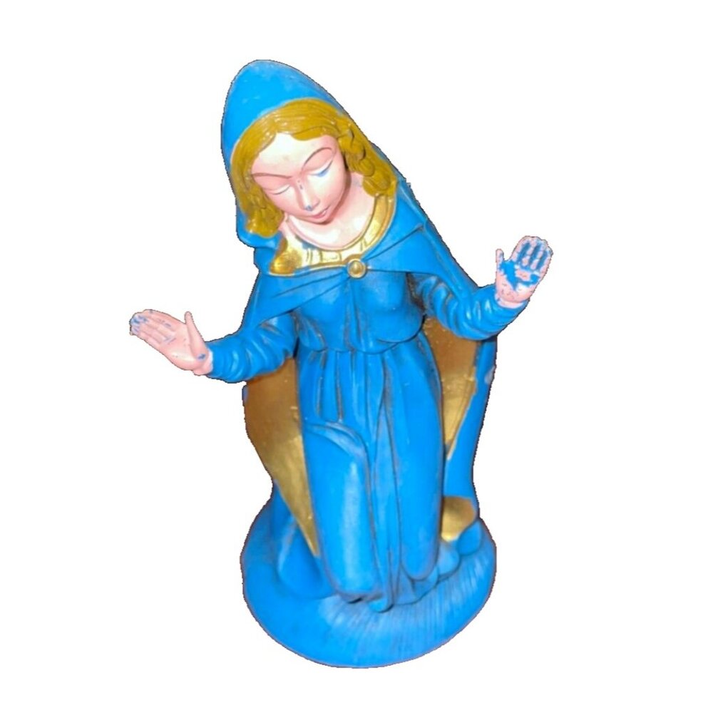 VINTAGE Christmas Nativity/Manger Replacement Figurine Virgin Mary Made In Italy